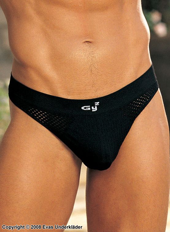 Male thong in seamless knit